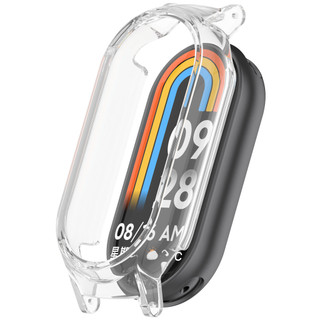 Dành Cho Xiaomi Miband 10 / 9 / 8 NFC Phiên Bản Gốm Từ Khóa Dây Đeo + Ốp Lưng Vỏ 2in1 Khóa Gấp Dây Silicon