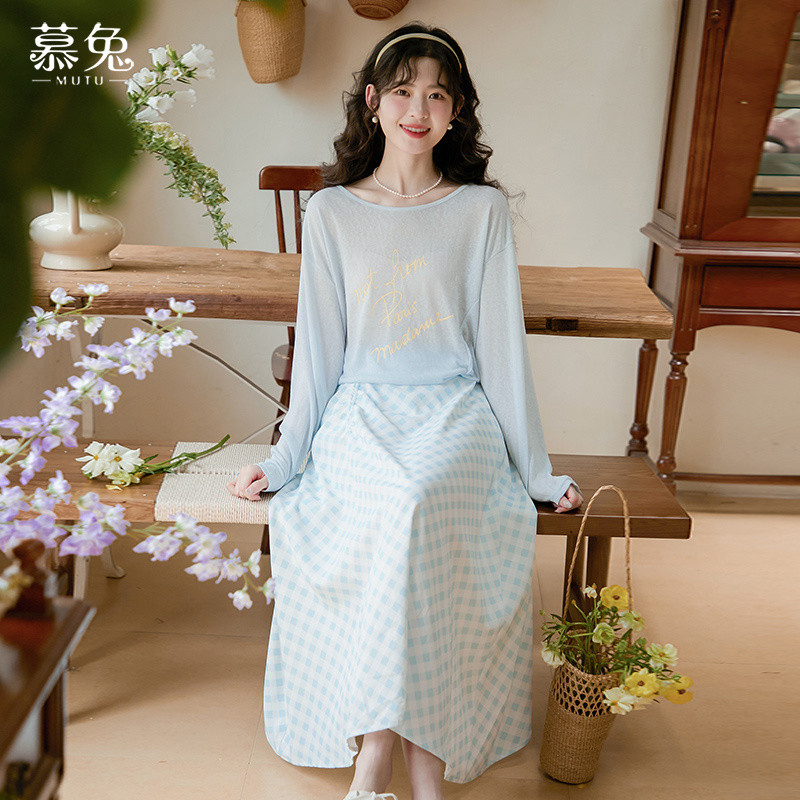 Mutu Kẻ Sọc Phong Cách Hàn Quốc, Thích Hợp Mùa Hè, Dáng Chữ A Cao Cấp