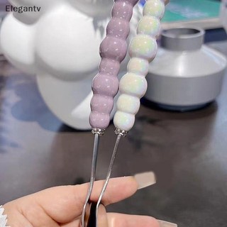 EGN Ngọc Trai Tay Cầm Thìa Inox Khuấy Thìa Kem Bánh Món Tráng Miệng Thìa Thanh Phụ Kiện Nhà Bếp Đảng Dao Kéo Tiện Ích N