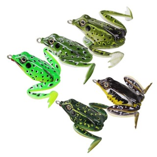 BS * Ếch Crankbait Dụ Ếch Topwater Mồi Câu Cá Nhân Tạo Có Móc