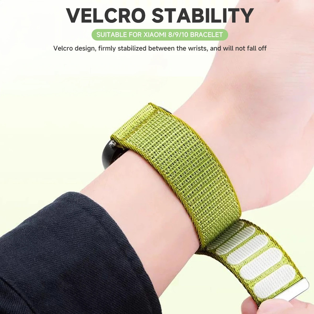 Dây Đeo Nylon Cho Xiaomi Mi Band 10 9 8 Vòng Tay Thể Thao Thông Minh Dây Đeo Tay Đồng Hồ Cho Mi Band 10 9 Dây Thay Thế Phụ Kiện