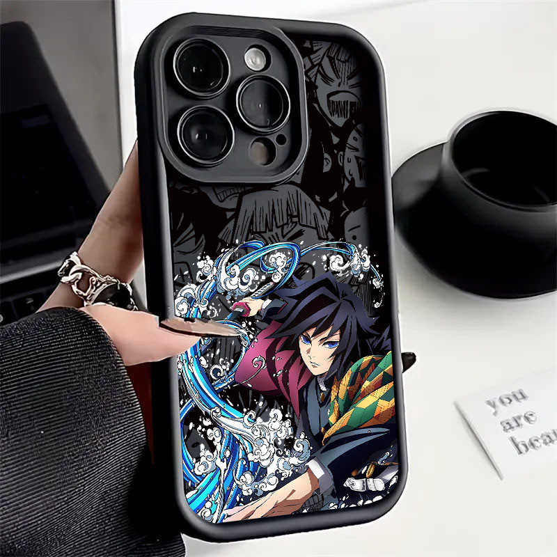 Anime Demon Slayer Tomioka Giyuu Kochou Shinobu Ốp Lưng Samsung Galaxy M34 M31 M51 M30S M23 M20 M11 M15 M16 F06 J4 J6 Plus J7 Core J8 A10 A01 A31 A02 S20 Ultra Ốp Lưng Silicon