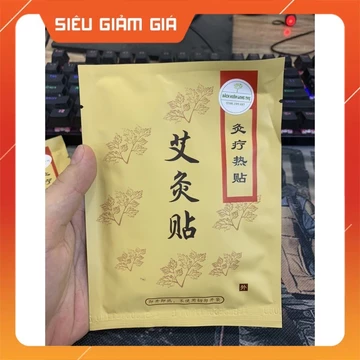 [1 Miếng] dán massage nhiệt ngải cứu, giảm đau, đau lưng, đau bụng kinh (phutuan2410)