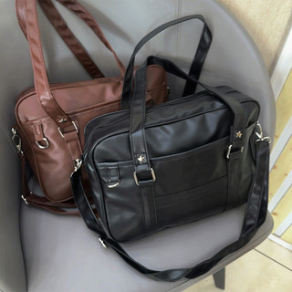 [INFASHION] Túi đeo chéo lấy cảm hứng từ nữ sinh Nhật Bản - Chất liệu PU bền & Thiết kế 3 ngăn, dành cho tổ chức Essentials & Mang theo hàng ngày