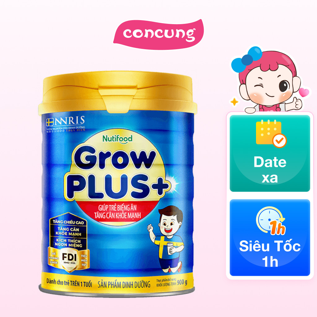 Hình ảnh thực tế Sữa GrowPLUS+ Xanh 1+ tuổi, 900g chính hãng trên Shopee