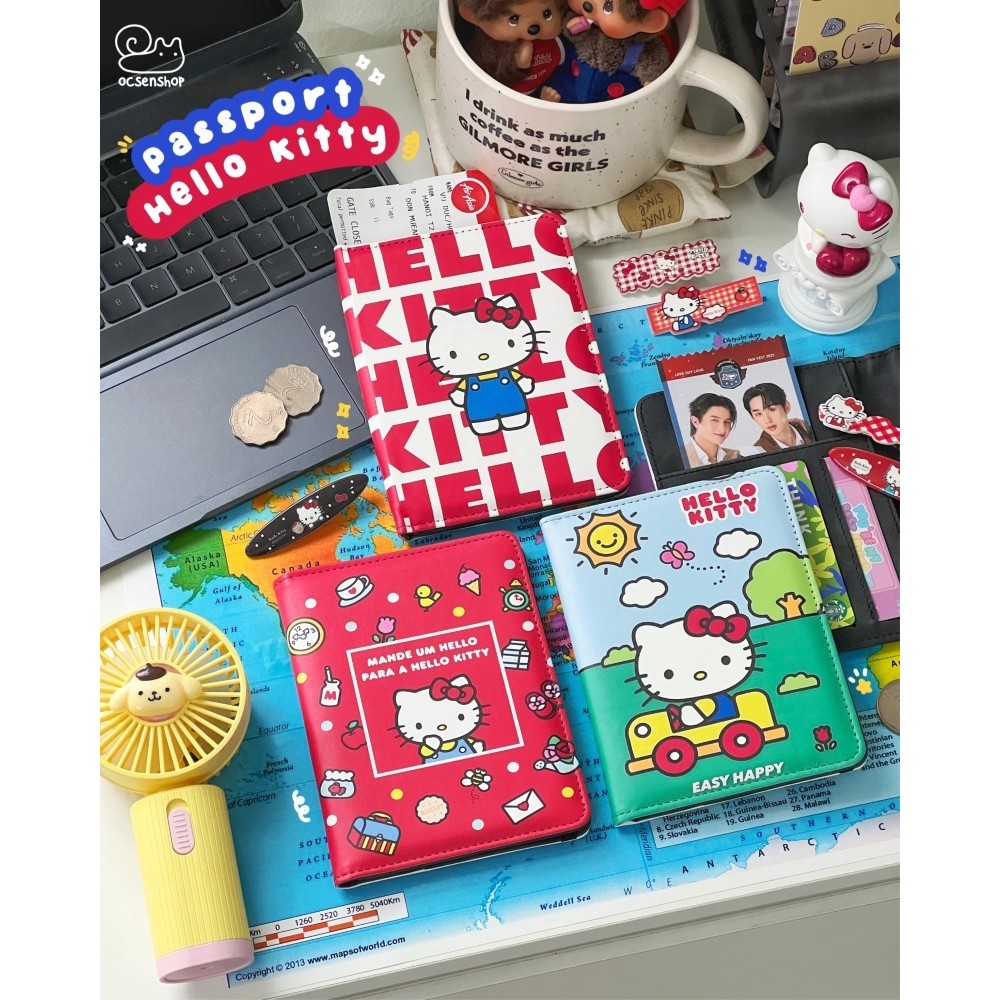 Vỏ passport Hello Kitty