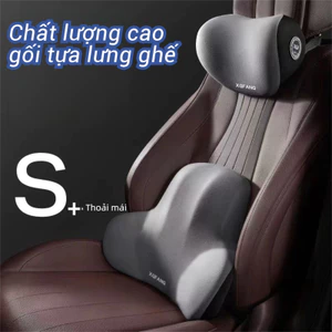 Senior Tựa đầu ô tô + gối tựa lưng ghế - Mềm mại và thoải mái, lõi bông co giãn