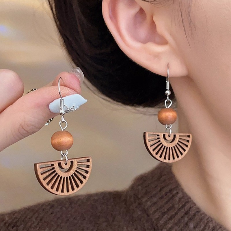 Bông tai bohemian retro thời thượng cho cà phê nữ
