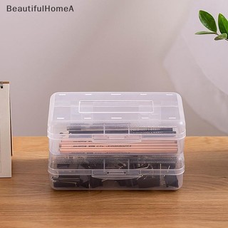 BeautifulHomeA Hộp Bút Chì Trong Suốt Nhựa Cứng Hộp Đựng Bút Chì Bút Chì Hộp Phác Thảo Hộp Đựng Bút Chì Xếp Chồng Đồ Dùng Văn Phòng Hộp Tổ Chức VN