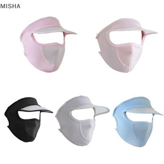 Misa Nữ Mỏng Thoáng Khí Ice Silk Cổ Dài Full Face Mask Mùa Hè