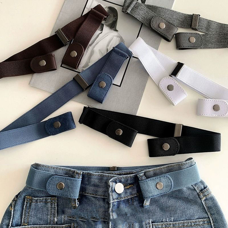 Thắt lưng lười phong cách mới và quần jean co giãn