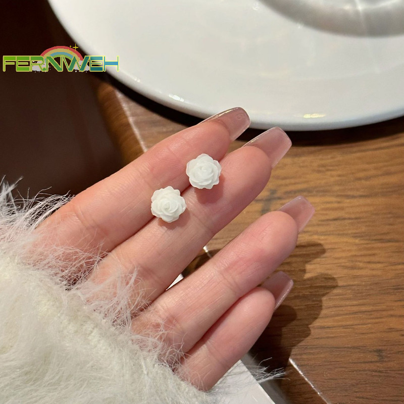 [Fernweh] Bộ 6 Đôi Bông Tai Hoa Nhiều Màu Sắc Dễ Thương Đơn Giản Dành Cho Nữ Bé Gái Bông Tai Đính Hoa Ngọt Ngào Sáng Tạo Tiệc Trang Sức Hợp Thời Trang Quà Tặng [MỚI]