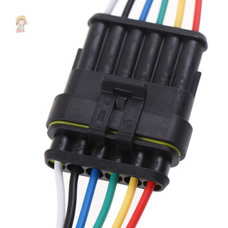 Twe 1 / 2 / 3 / 4 / 5 / 6Pin Nữ Nam Chống Thấm Nước Cáp Điện Tự Động Kết Nối Xe Cắm VN
