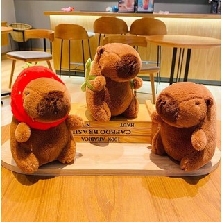 Móc Khóa Hình Búp Bê capybara Nhồi Bông Đáng Yêu