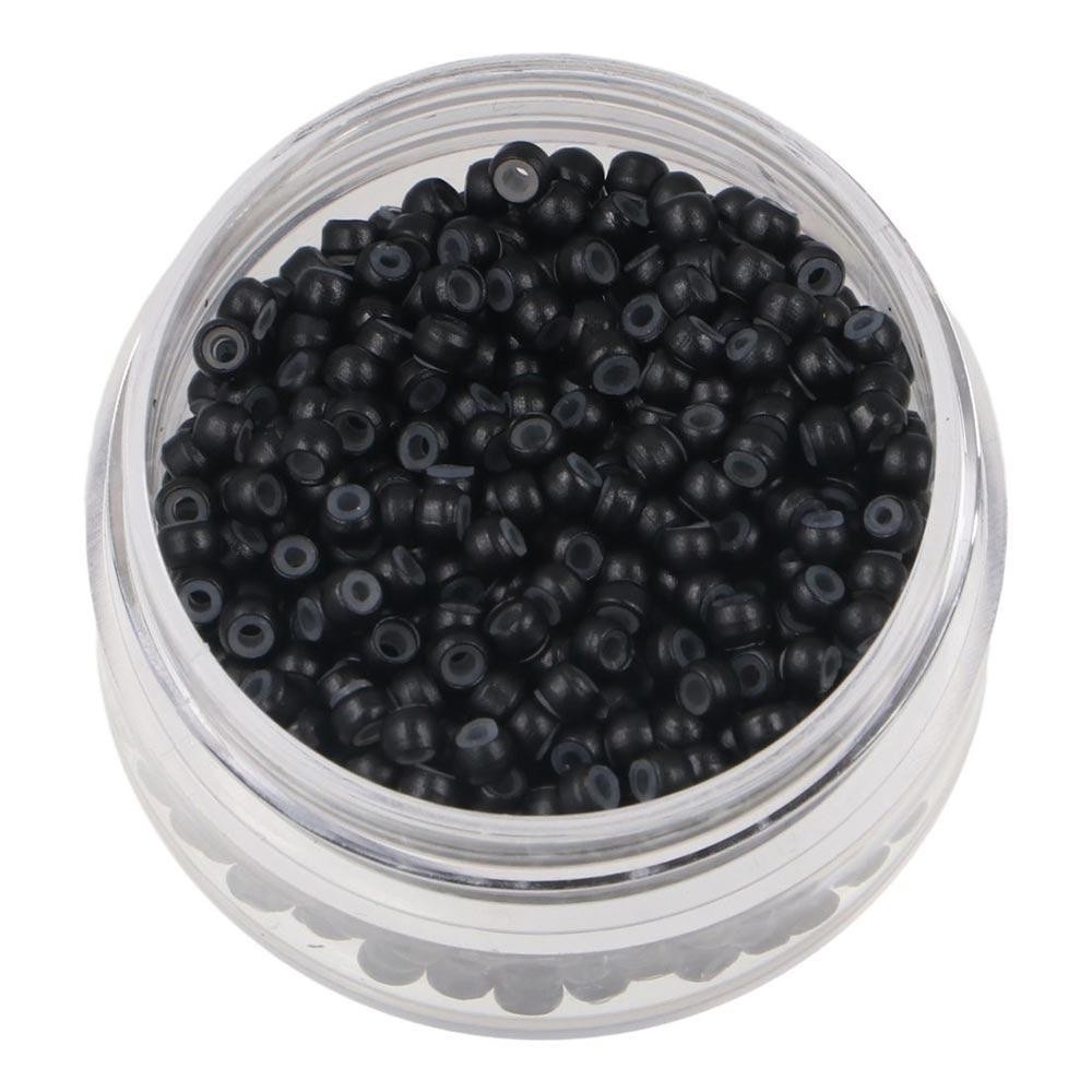 LACYES 1000 Chiếc Nhẫn Nano Silicon, Nhẫn Tóc Quyến Rũ Nhẫn Đồng Có Silicon, DIY Micro Hạt Dụng Cụ Nối Dài Tóc Dreadlock Lót Hạt Tóc Salon
