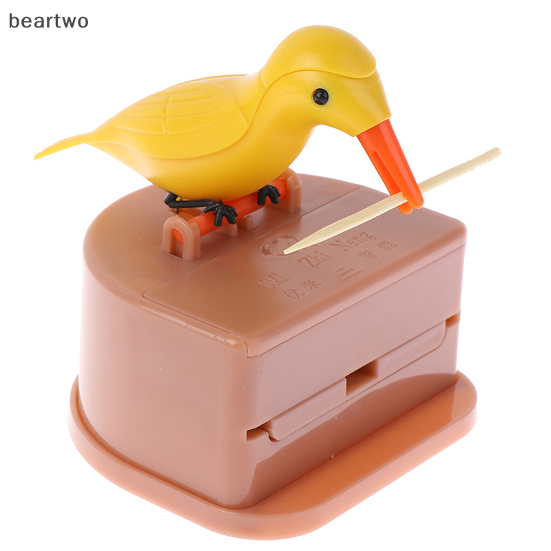 < Beartwo > Hộp đựng tăm trang trí bàn chim Hộp tăm đẹp