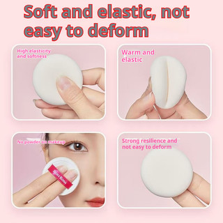 Đệm bọt biển trang điểm Rosy Rosa Marshmallow, mút trứng khô/ướt mềm, Nhật Bản