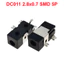 Đầu cái cắm nguồn, jack cái cắm nguồn DC chân hàn PCB