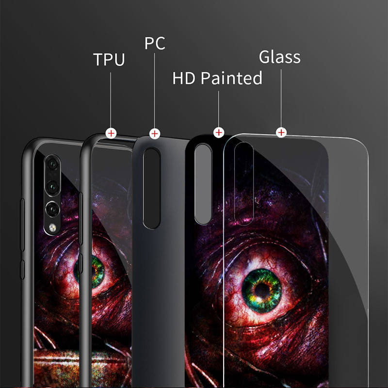 Ốp Điện Thoại Kính Cường Lực Resident Evil Cho IPhone 15 14 13 12 11 Pro XS Max Plus Mini X XR 8 7 6s SE2 / 3