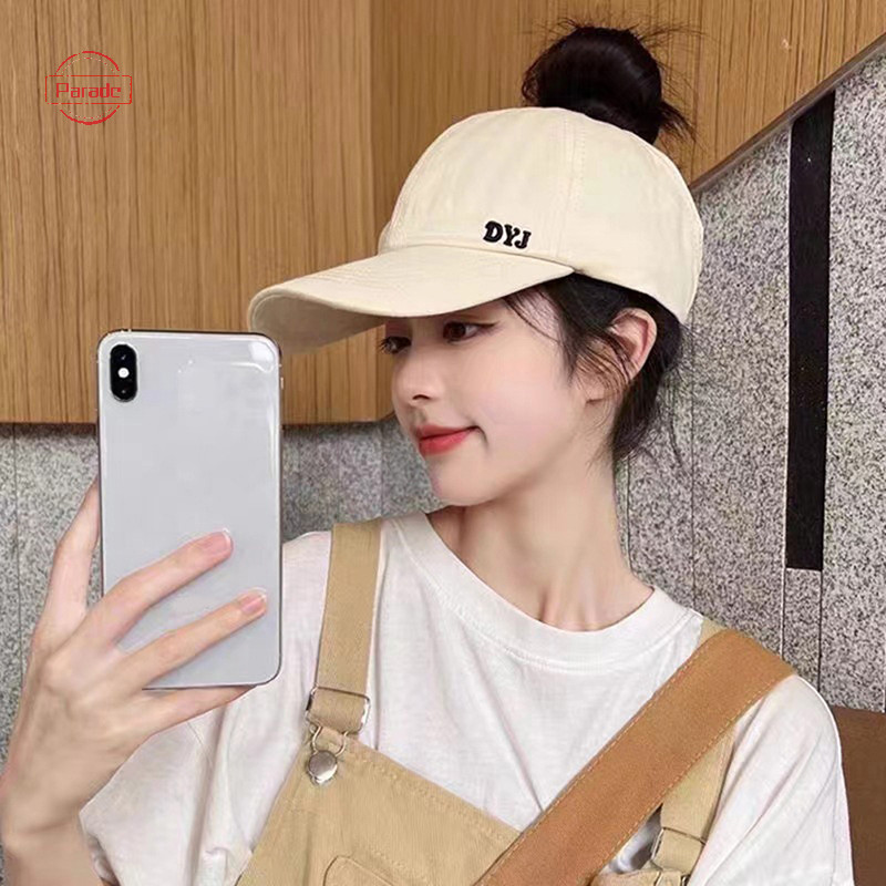 Parade Bóng Chày Snapback Đuôi Ngựa Nửa Trống top kpop Mũ Nữ Chống Nắng Che Nắng Mũ Thể Thao Thường Ngày VN