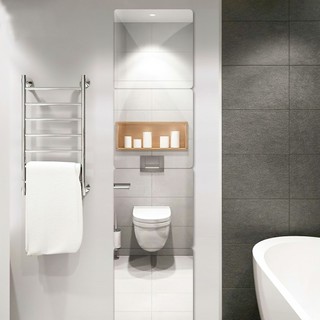 Gương Dán Tường Cao Cấp 20X20CM, Decor Phòng Ngủ Đẹp, Có Sẵn Keo Dính Tiện Dụng SUNND