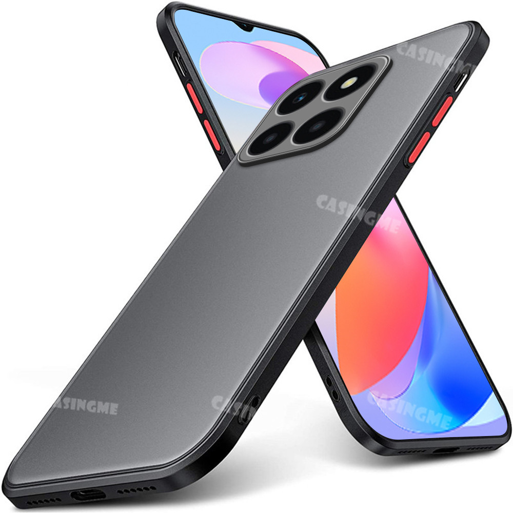 Ốp điện thoại mờ trong suốt chống sốc Honor X6b 2024 cho Honor X6b X 6b X6 b HonorX6b bX6 4G 5G 2024 bảo vệ Camera cho ốp lưng