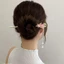 YT4 Mới Phong Cách Trung Hoa Cổ Tua Rua Hoa Nữ Thời Trang Tấm Tóc Kẹp Tóc Hanfu Chi-pao Kẹp Tóc Kiểu Tóc Mũ
