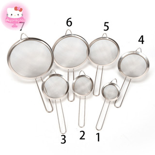 Moonlights Nhà Bếp Dây Thép Không Gỉ Lưới Mịn Lọc Dầu Bột Rây Lọc Sifter SàngNhà Bếp Thép Không Gỉ EN