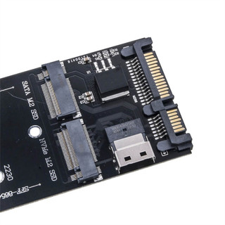 Bộ chuyển đổi SSD M2 M.2 SATA Ngff SSD sang SATA + M2 NVME SSD sang SFF-8654 Bộ chuyển đổi Thẻ mở rộng SATA sang M2