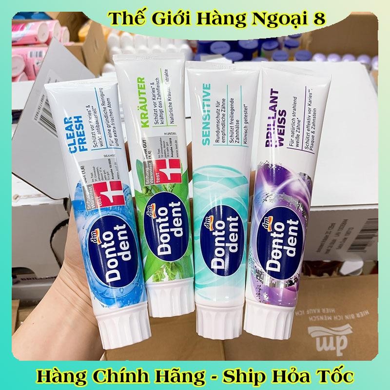 [DATE MỚI] Kem đánh răng DONTODENT Đức 125ML