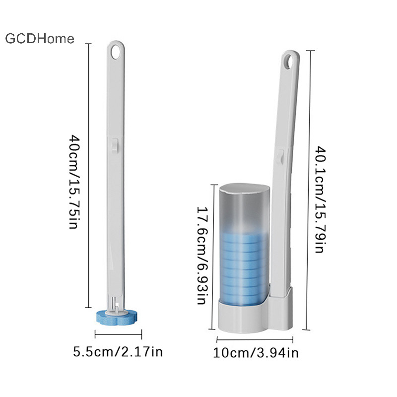Gcdhome Dùng Một Lần Treo Tường Bàn Chải Vệ Sinh Dụng Cụ Vệ Sinh Cho Phòng Tắm Thay Thế Bàn Chải Wc Bộ Bàn Chải Vệ Sinh Phụ Kiện HOT