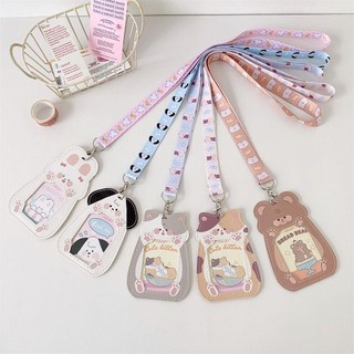 Giá đỡ Photocard JOYFULLIFE, có dây buộc Bảo vệ ảnh dễ thương, Hộp đựng thẻ hoạt hình Kawaii PU