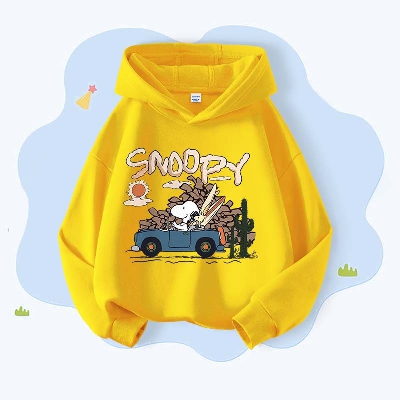 [100-160] Áo HOODIE THU/Đông mới cho trẻ em, Áo Hoodie bé trai, áo hoodie in hình snoopy