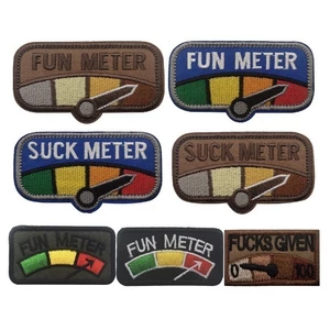 Patch_velcro đồng hồ đo tốc độ dán quần áo_ba lô _retro