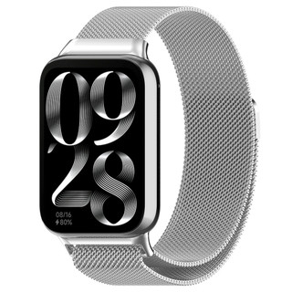 Dây đeo bằng thép không gỉ từ tính Milanese Loop cho Xiaomi Band 8 9 Pro