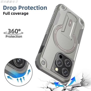 Ốp điện thoại 16 Pro max mới Vỏ giáp quân sự nâng cao Vỏ mờ cho iPhone 15 14 Pro max 13 Pro max 14Plus ip11 12 Pro max với Vỏ siêu chống rơi từ tính