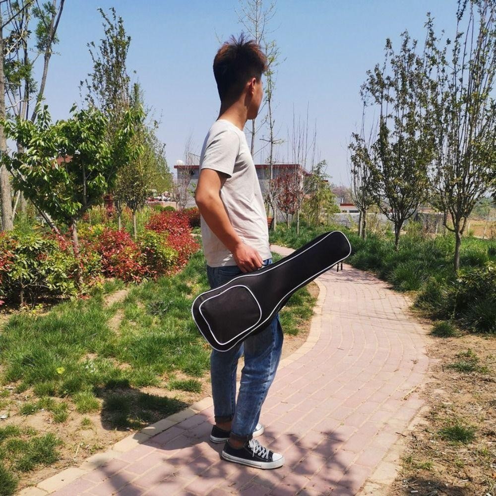 Túi đàn Ukulele ODAKA, Ba lô đàn guitar Mini chống thấm nước dày, Túi đựng đàn guitar 4 dây chống sốc bằng vải di động 23 inch