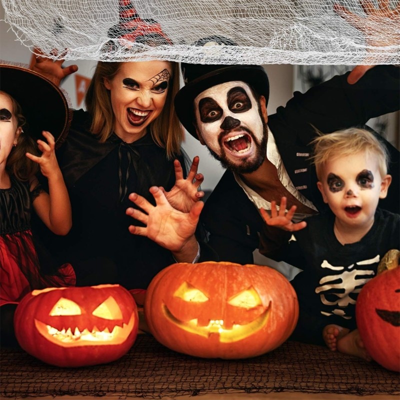 Mới Halloween Đen Gạc Kinh Dị Không Khí Trang Trí Tiệc Nhà Cửa Tường Khủng Bố Cảnh Đạo Cụ