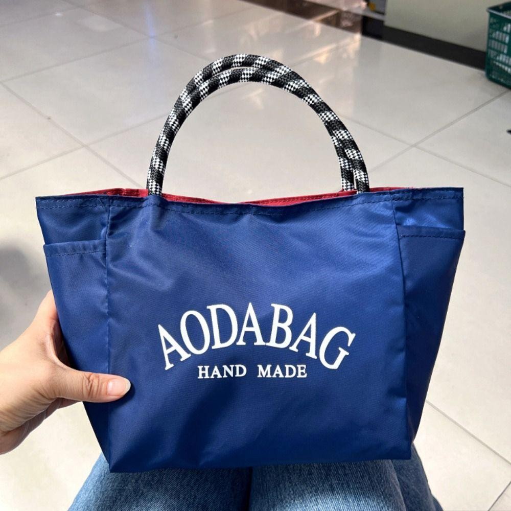 Túi Tote SAIA, Túi Đeo Ngang Dung Tích Lớn Chữ Đơn Giản, Túi Mẹ Chống Thấm Nước