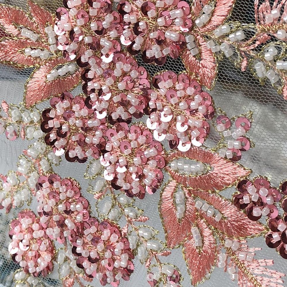 THFENG Sequined Thêu Miếng Dán DIY - Hoa Lấp Lánh Cho Trang Phục Sân Khấu