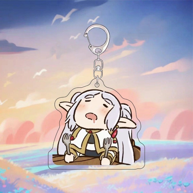 Fern ❈ Anime Móc Khóa Người Phụ Nữ Frieren Beyond Journeys End Acrylic Móc Chìa Khóa Túi Kawaii Pendent Phụ Kiện