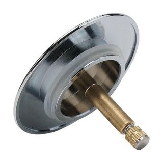 Jkdesign Nút chặn thoát nước bồn tắm 70mm bằng đồng thau, chỉ có con dấu phẳng, có thể điều chỉnh, lọc bật lên