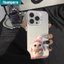 ibumpers Ốp Lưng iPhone Xinh Cute Thỏ In Hình Ốp Điện Thoại IMD Cứng Trơn Chống Bẩn Chống Sốc Cho Iphone 16 15 14 12 13 11 Pro Max