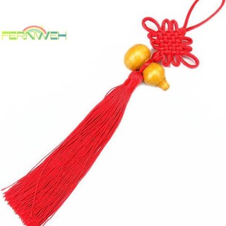 [Fernweh] 1Pc Bùa May Mắn Nút Thắt Trung Quốc Phong Thủy Bầu Mặt Dây Chuyền Trang Trí Nhà Cửa Ô Tô [MỚI]