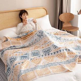 Giặt bông 3 lớp khăn được gạc chăn bông nguyên chất điều hòa không khí chăn