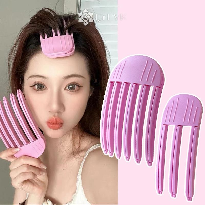 Qrhyk Lông Tơ Kẹp Tóc Uốn Nổ Kẹp Tóc Tóc Volumizing Kẹp Tóc Nữ Uốn Hình Cố Định Kẹp Thời Trang Tập Tóc Con Lăn Mới