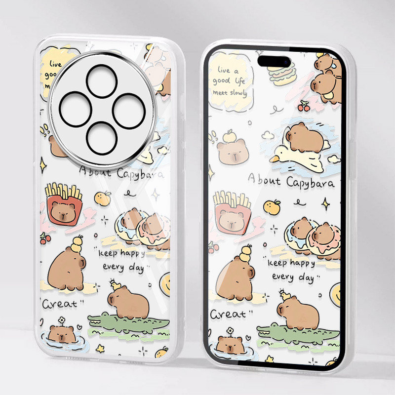 Ốp Điện Thoại YBD Cho Tecno Spark 30C Kl5 Kl5n Họa Tiết Chuột Lang Hoạt Hình Vui Nhộn Và Dễ Thương Có Dây Treo