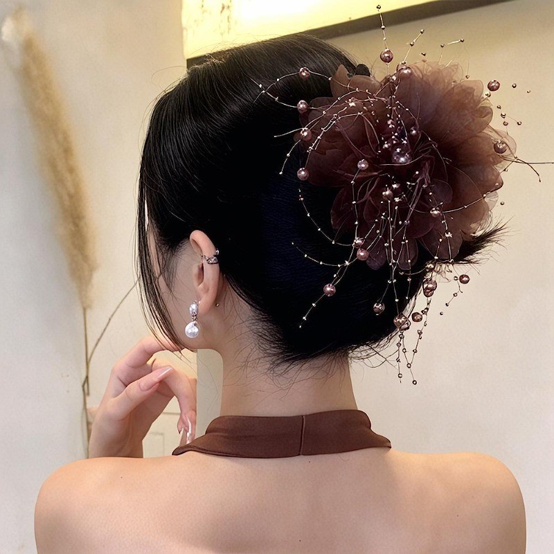 Gạc Thời Trang Cao Cấp Viền Tóc Hàn Quốc Lông Cá Mập Tóc