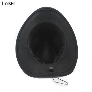 Mũ đội đầu phong cách dân tộc bò logo mũ cao bồi phương Tây Mũ cưỡi ngựa cổ điển vành CuộN Mũ Nỉ