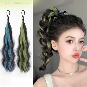 Gói tóc tự làm nổi bật Tổng hợp gợn sóng DIY Hair Bun Đầu đuôi ngựa Hiện vật bện đuôi ngựa Tóc nối dài [làm đẹp]
